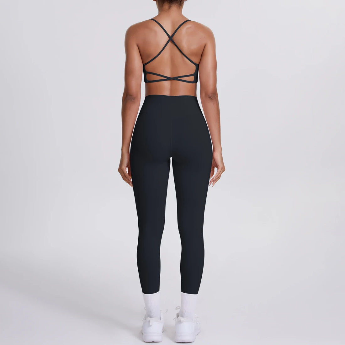 Cross Back Bra & Leggings Set