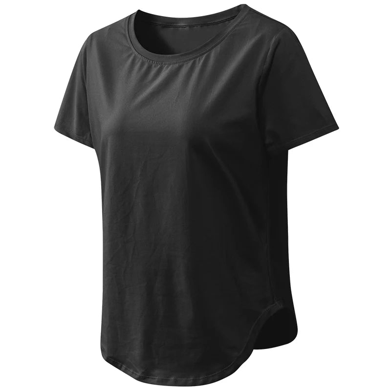 Curved Hem Loose Tee