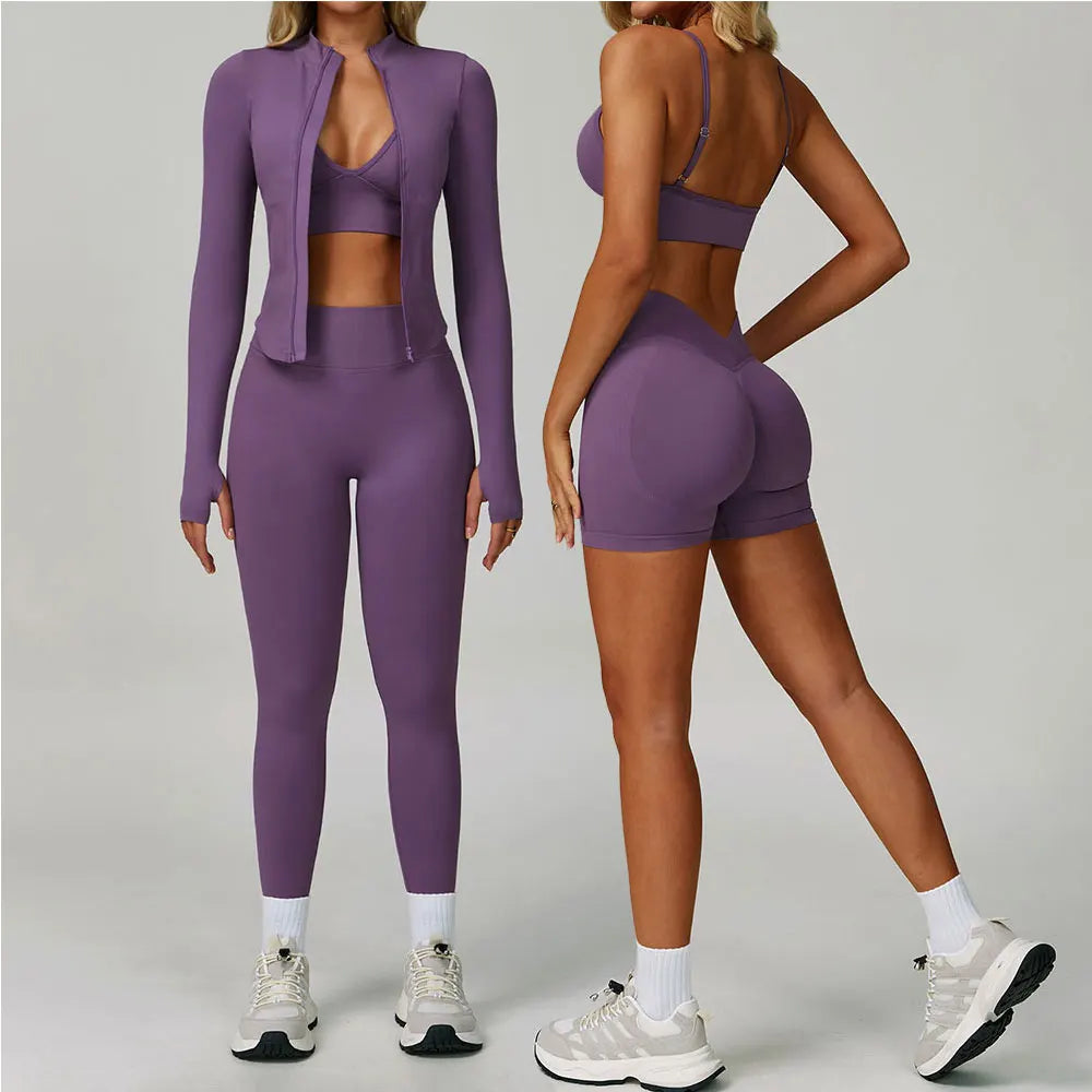 Jacket, Bra & Leggings Set