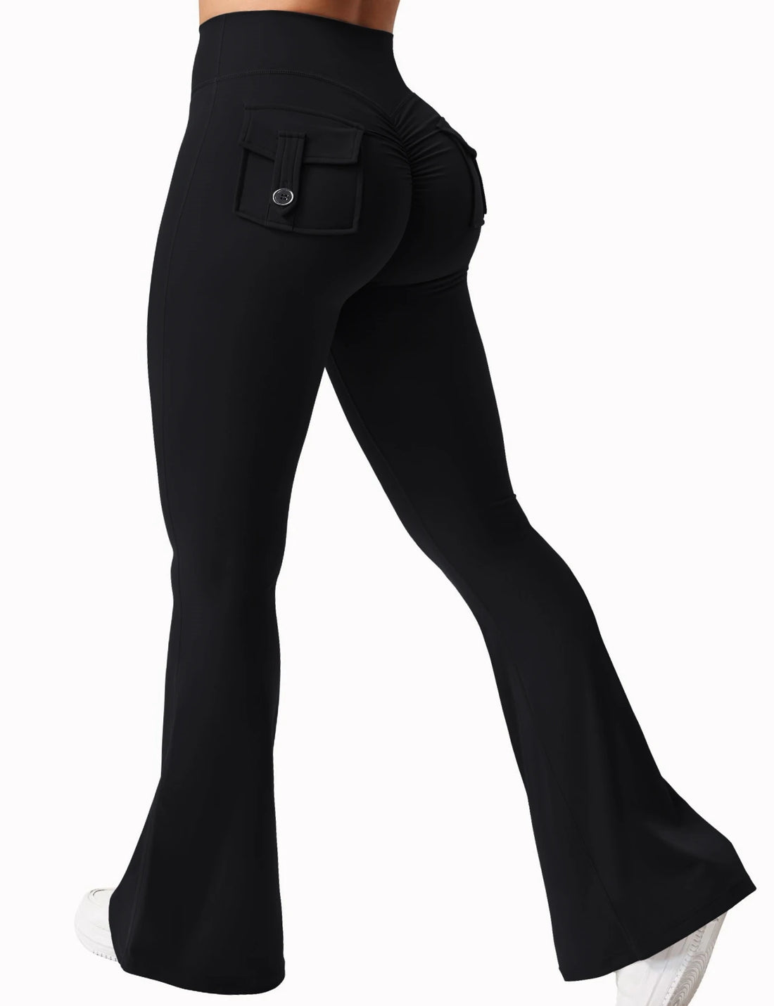 Wide Leg Cargo Leggings