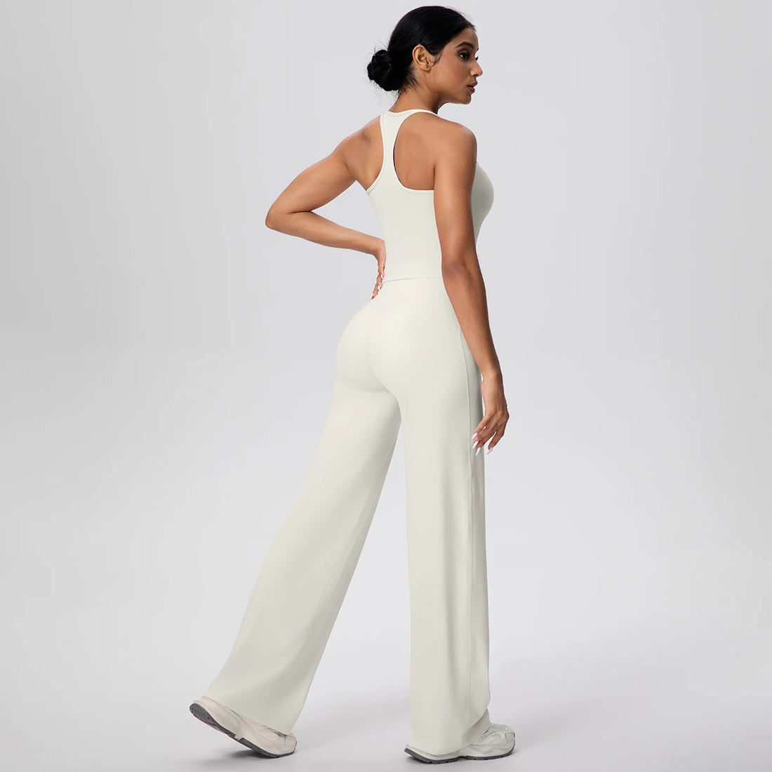 Racerback Wide Leg Jumpsuit