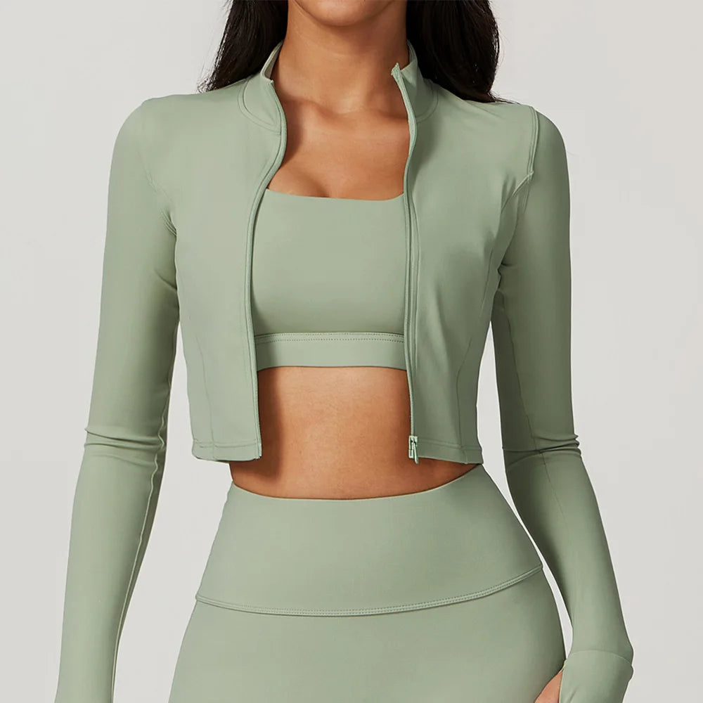 Sculpt Zip Yoga Jacket