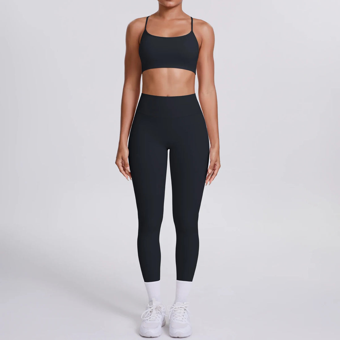 Cross Back Bra & Leggings Set