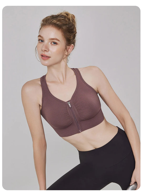 Full Zip Support Bra