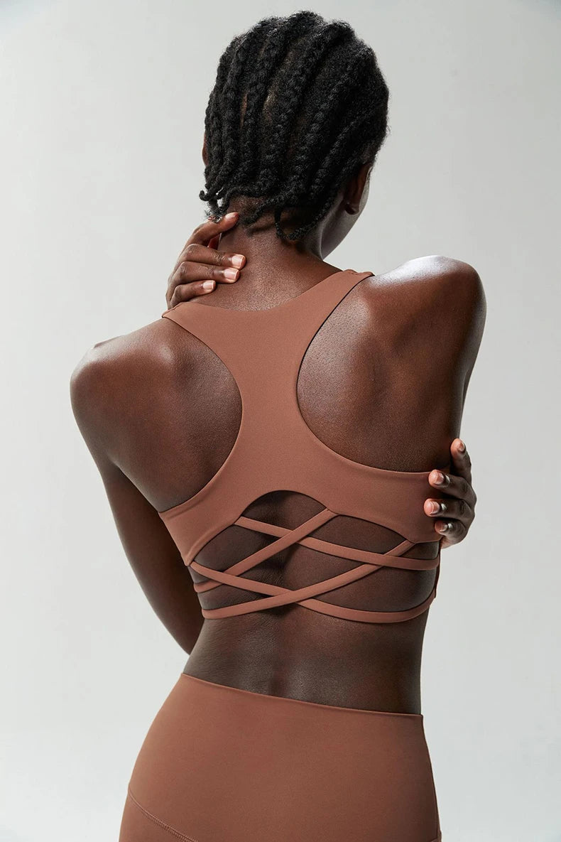 Lattice Back Support Bra