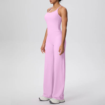 Racerback Wide Leg Jumpsuit