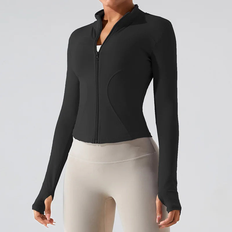 Sculpt Zip Long Sleeve Jacket