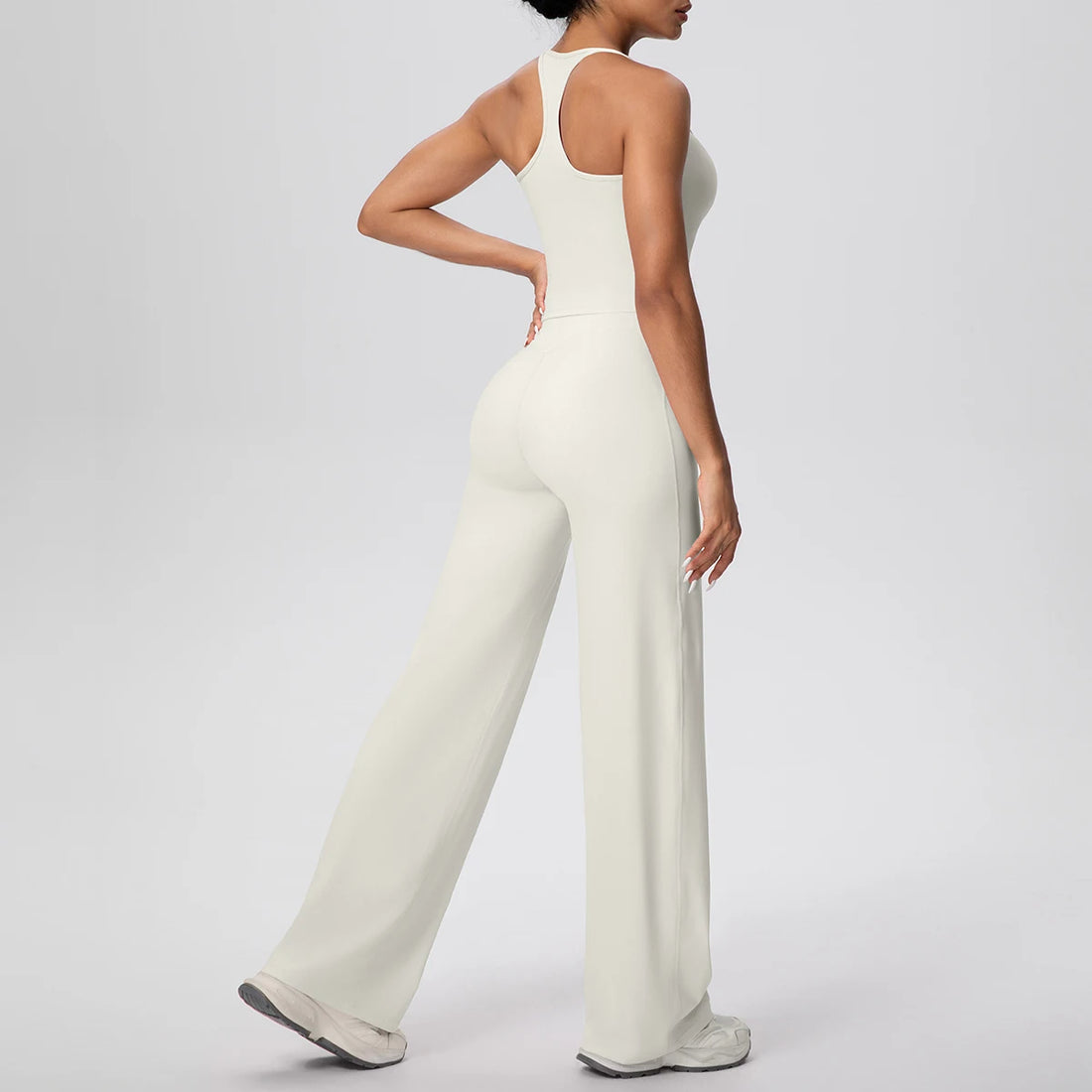 Racerback Wide Leg Jumpsuit