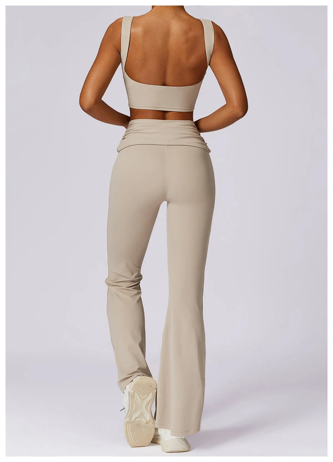 Open Back Support Crop Top