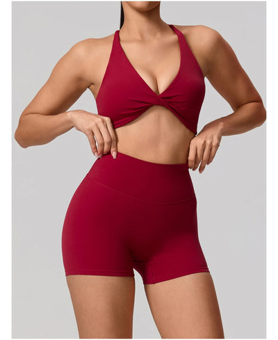 Twist Halter Two-Piece Set