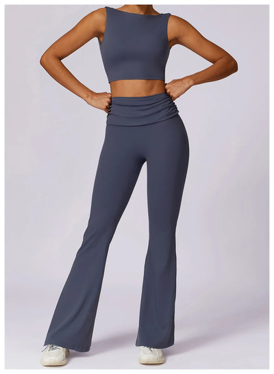 Open Back Support Crop Top
