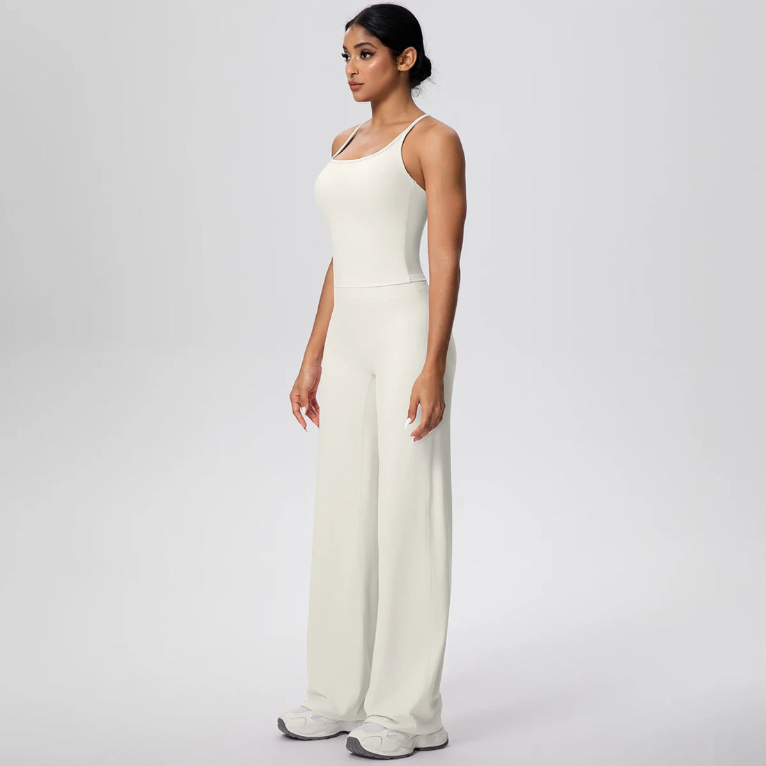 Racerback Wide Leg Jumpsuit