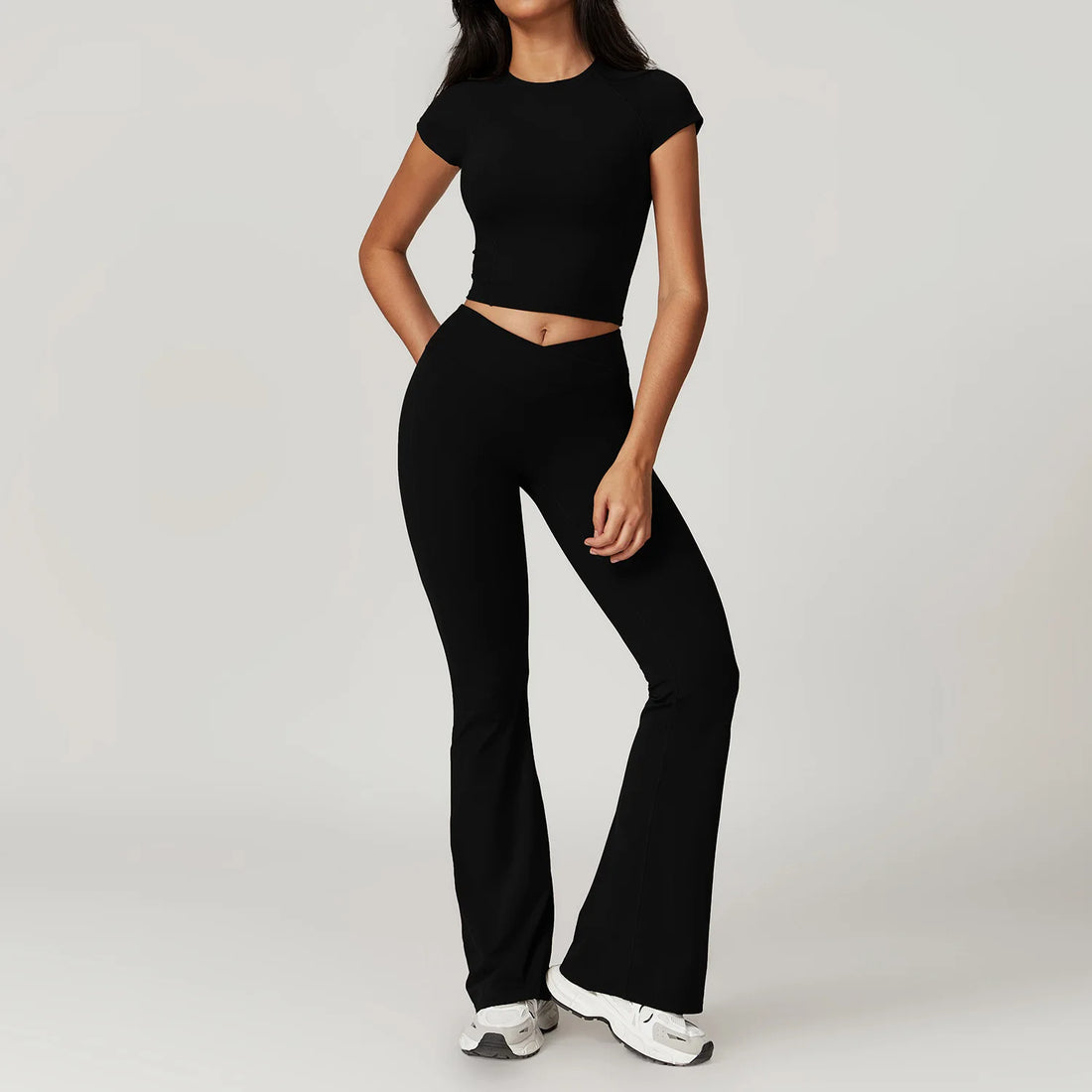 Crop Top & Flare Set