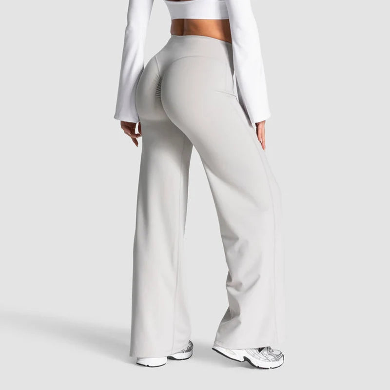 Scrunch Wide-Leg Pants