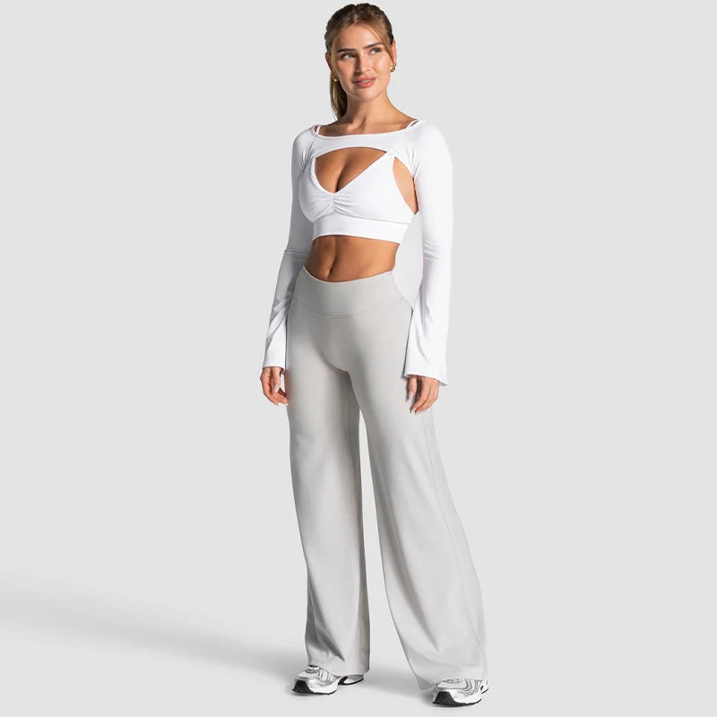Scrunch Wide-Leg Pants