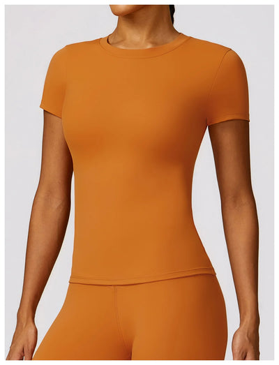 Round Neck Fitted Tee