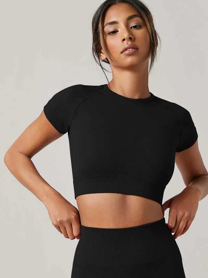 Seamless Crop Tee