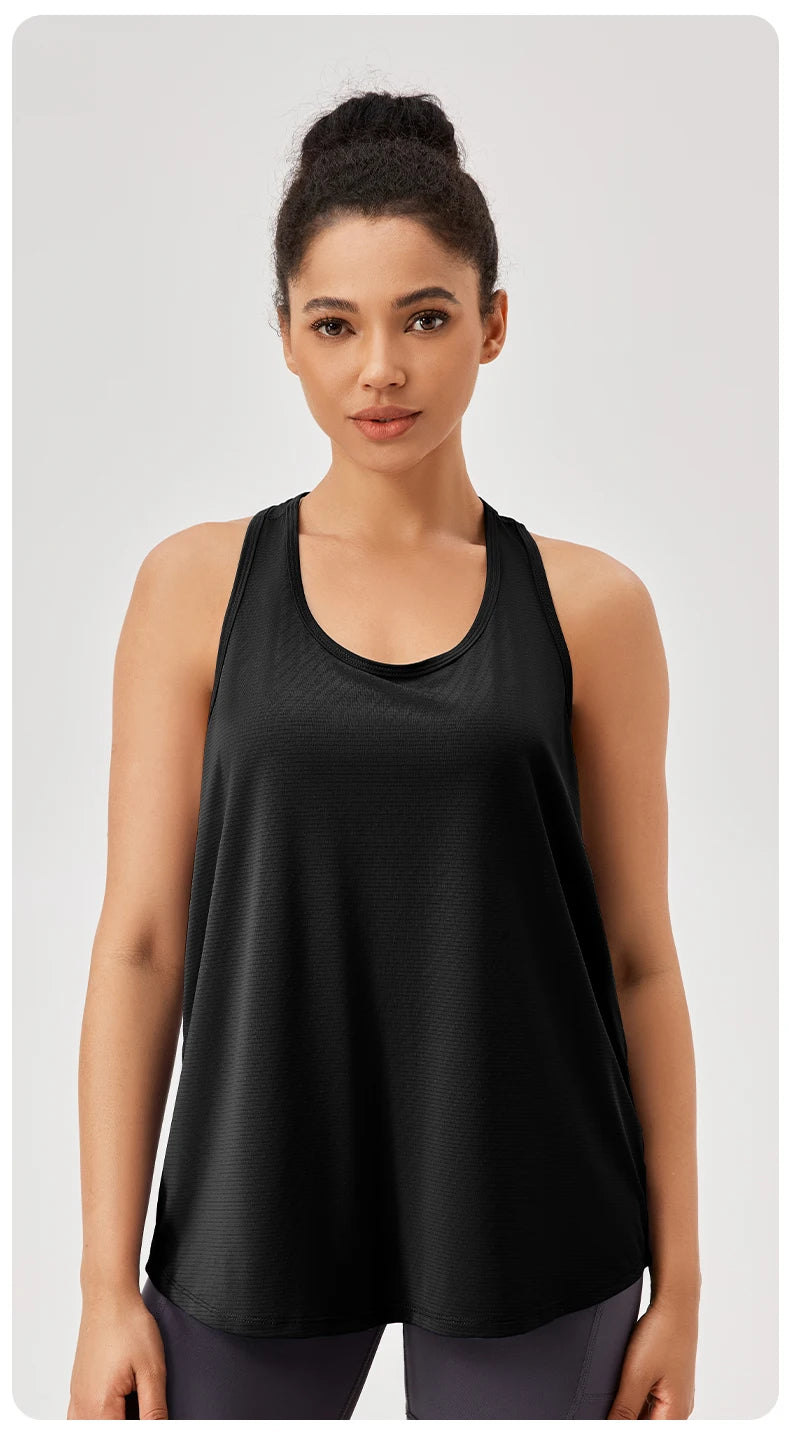 Racerback Loose Running Tank