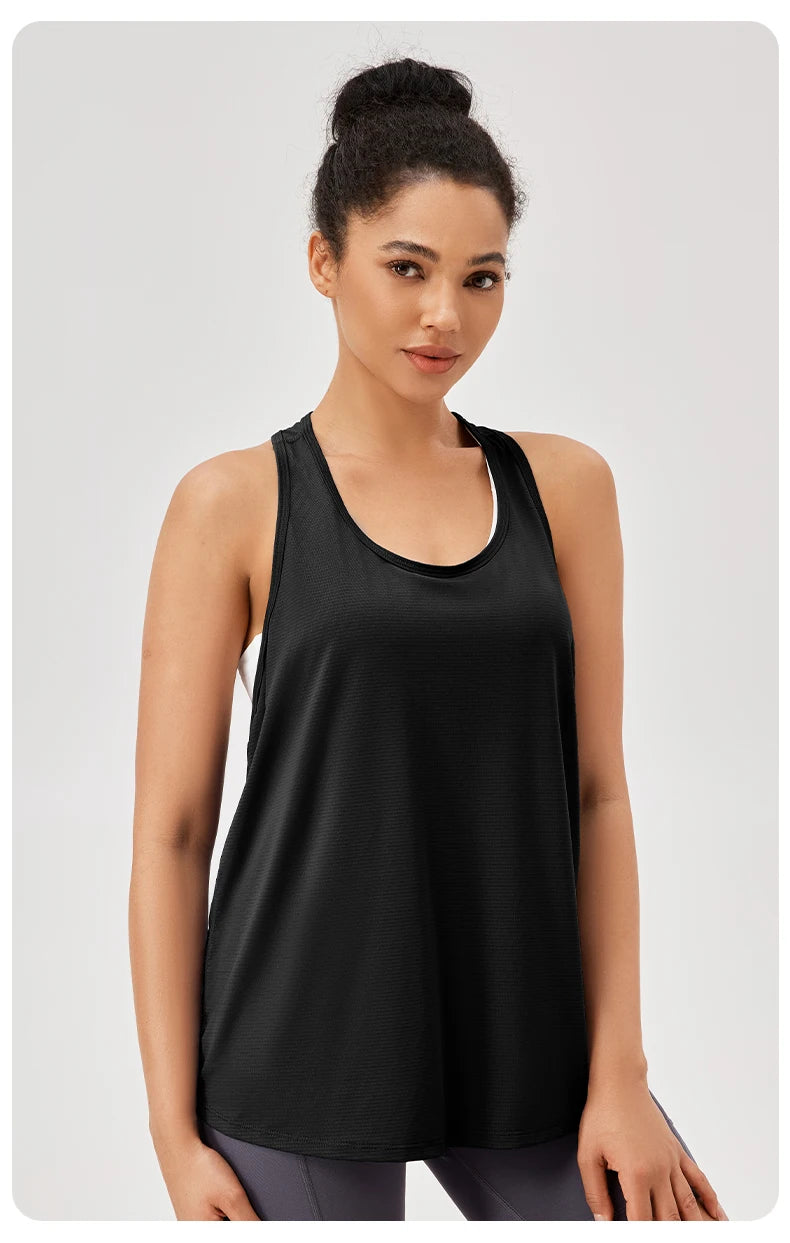 Racerback Loose Running Tank