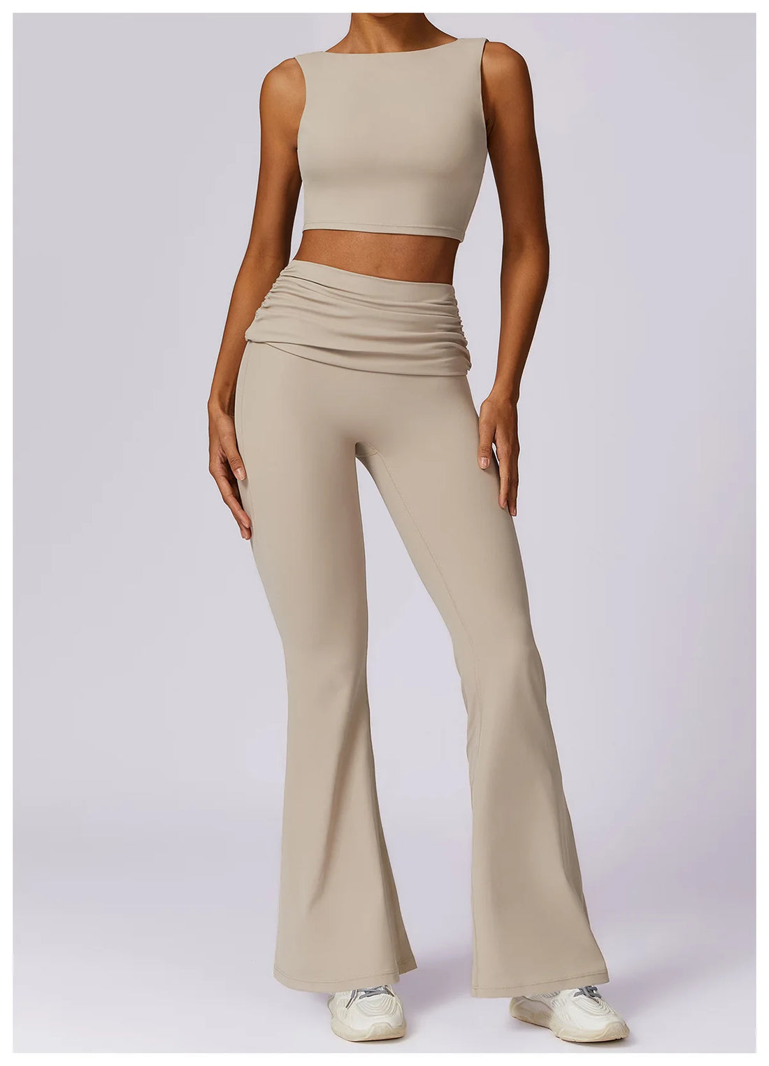 Open Back Support Crop Top