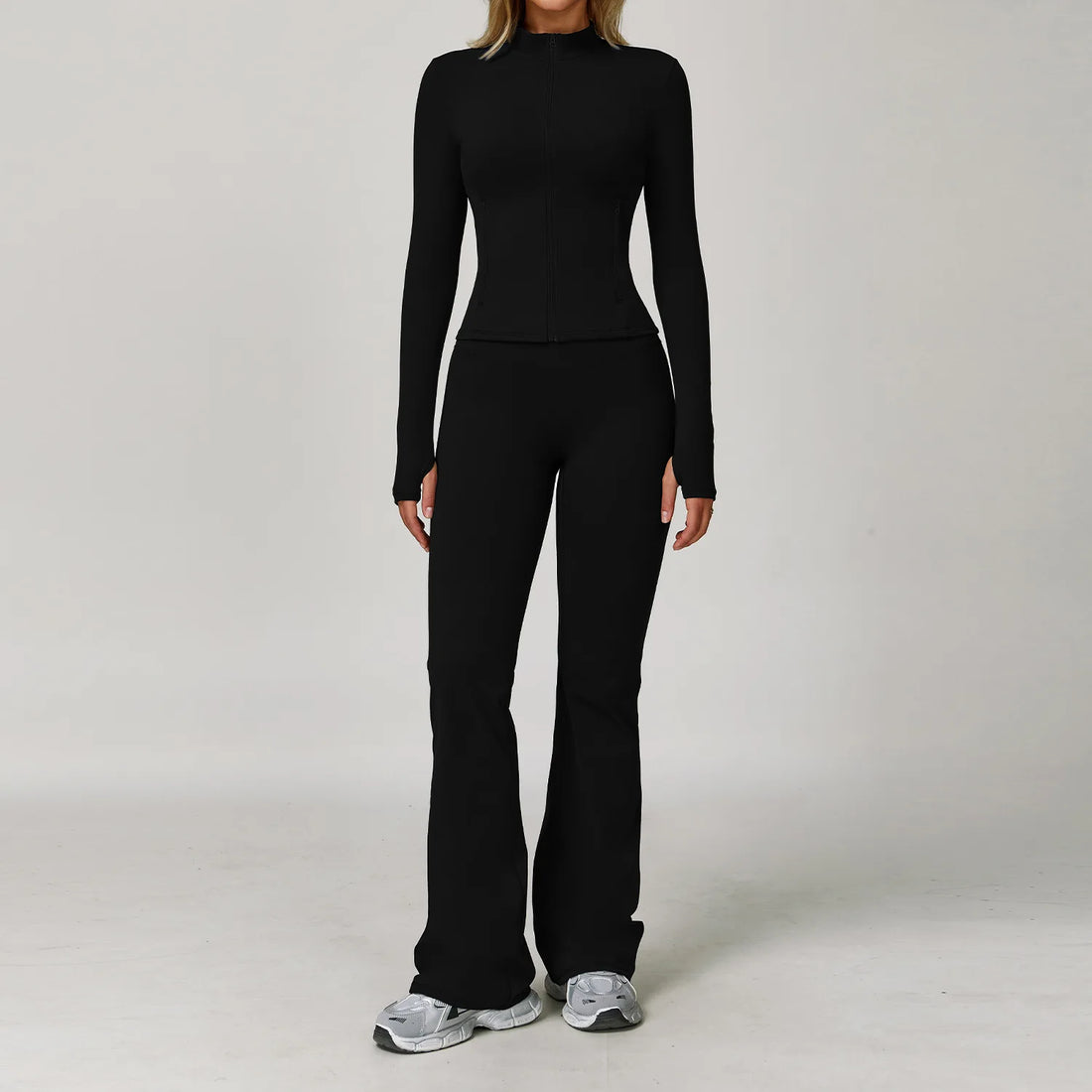 Long Sleeve Crop & Leggings Set