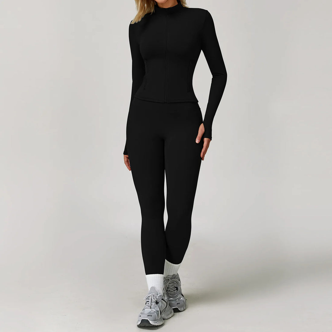 Long Sleeve Crop & Leggings Set