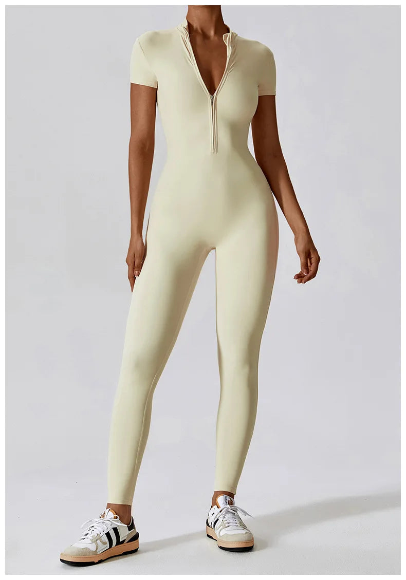 Zip Front Boilersuit Jumpsuit