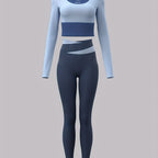 Vibrant Colorblock Women's Sports Set - Ultimate Performance