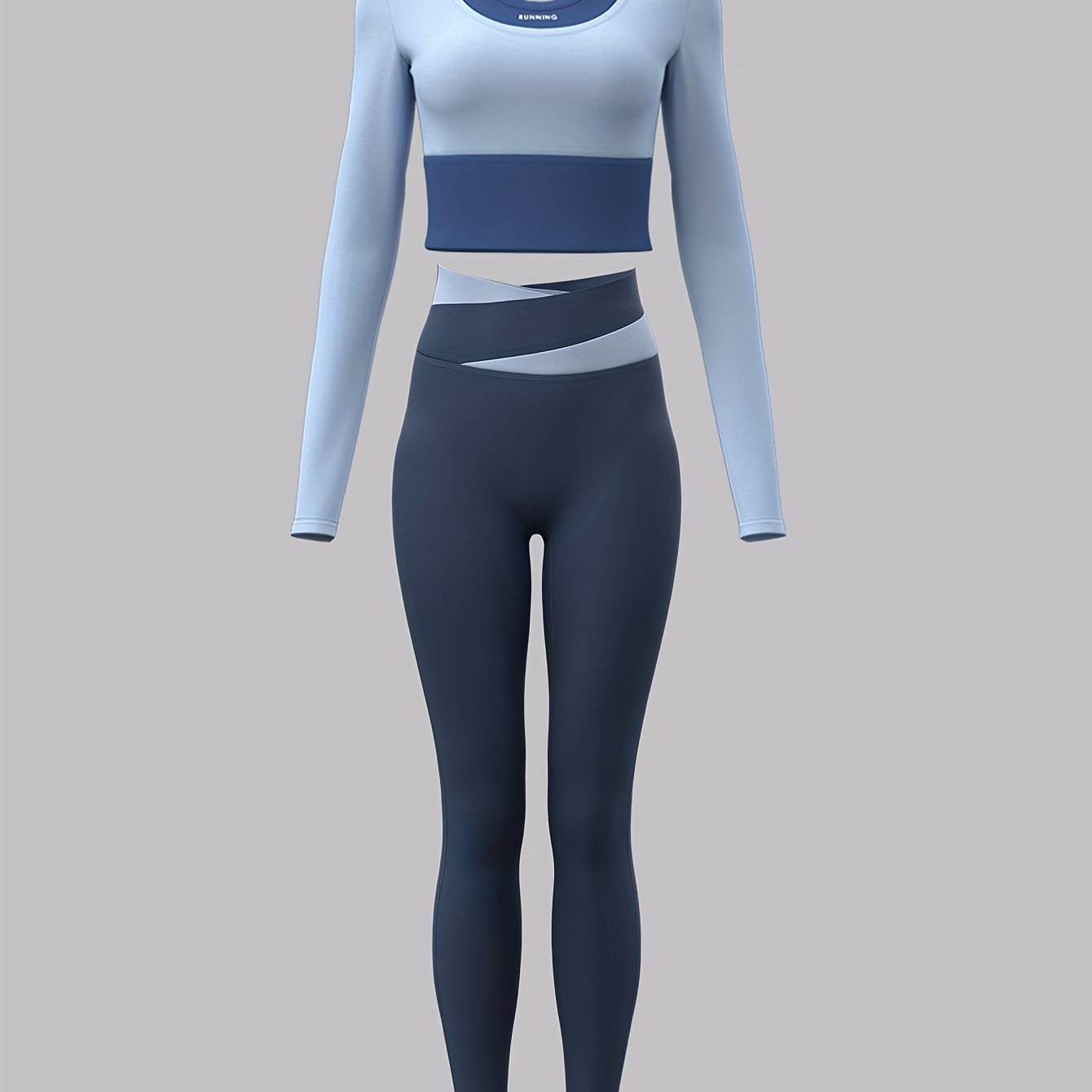 Vibrant Colorblock Women's Sports Set - Ultimate Performance