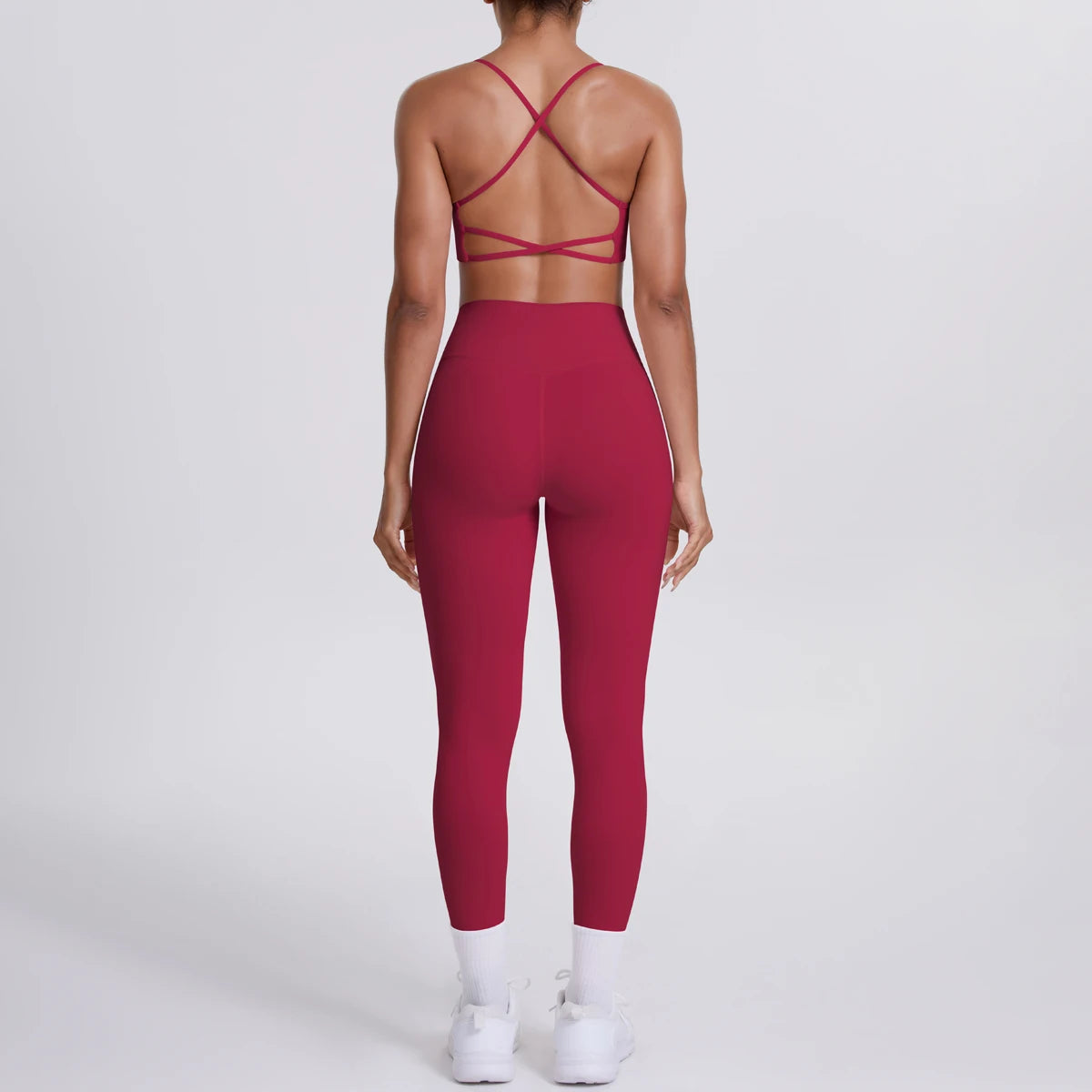 Cross Back Bra & Leggings Set