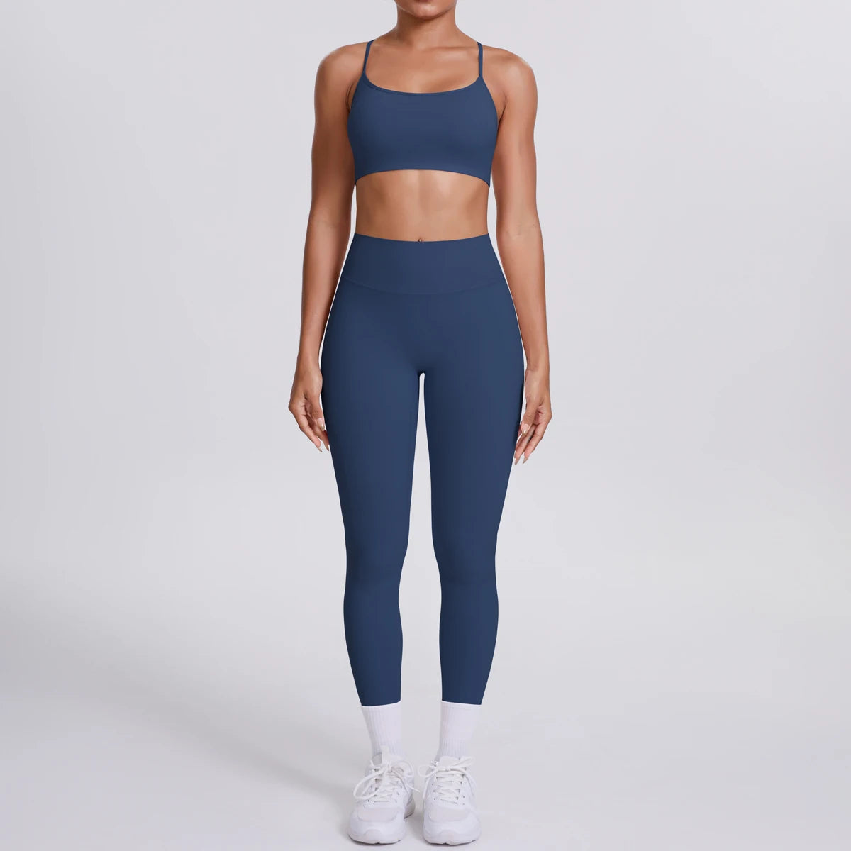 Cross Back Bra & Leggings Set