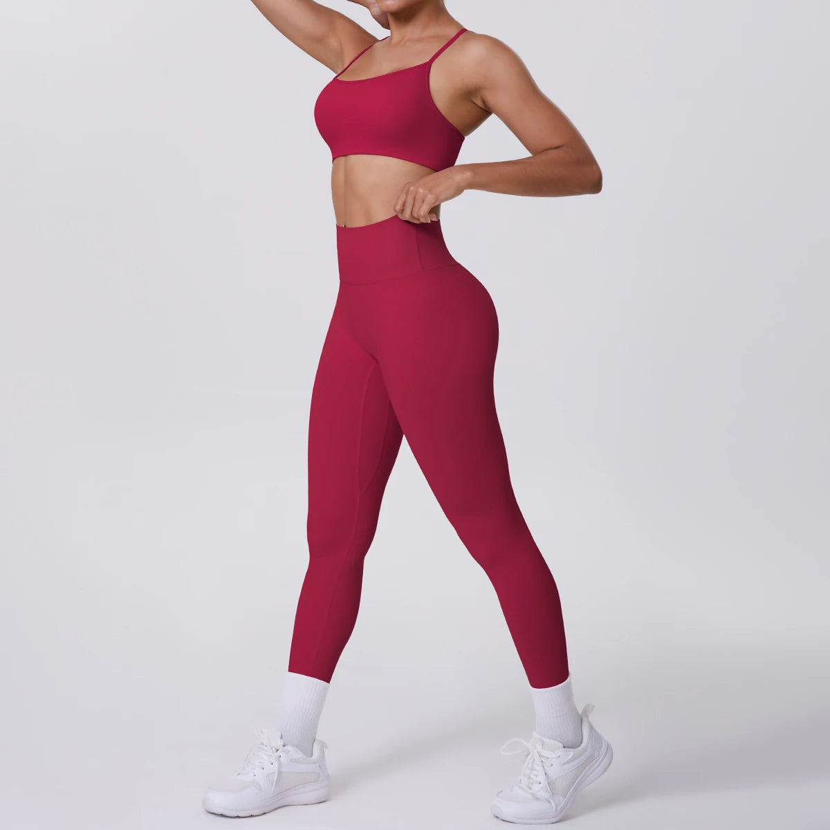 Cross Back Bra & Leggings Set