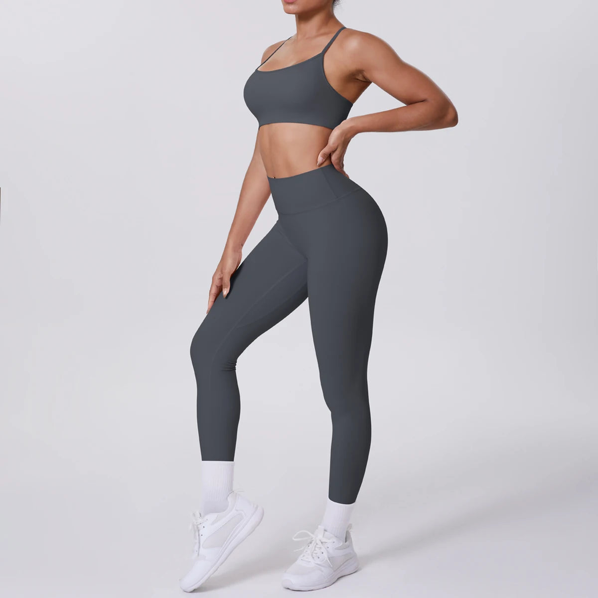 Cross Back Bra & Leggings Set