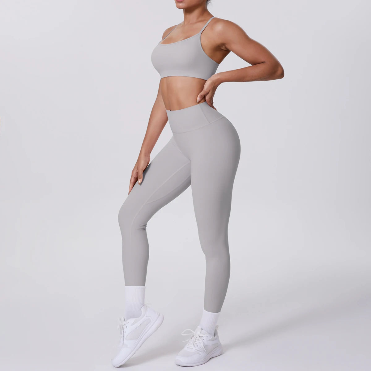 Cross Back Bra & Leggings Set