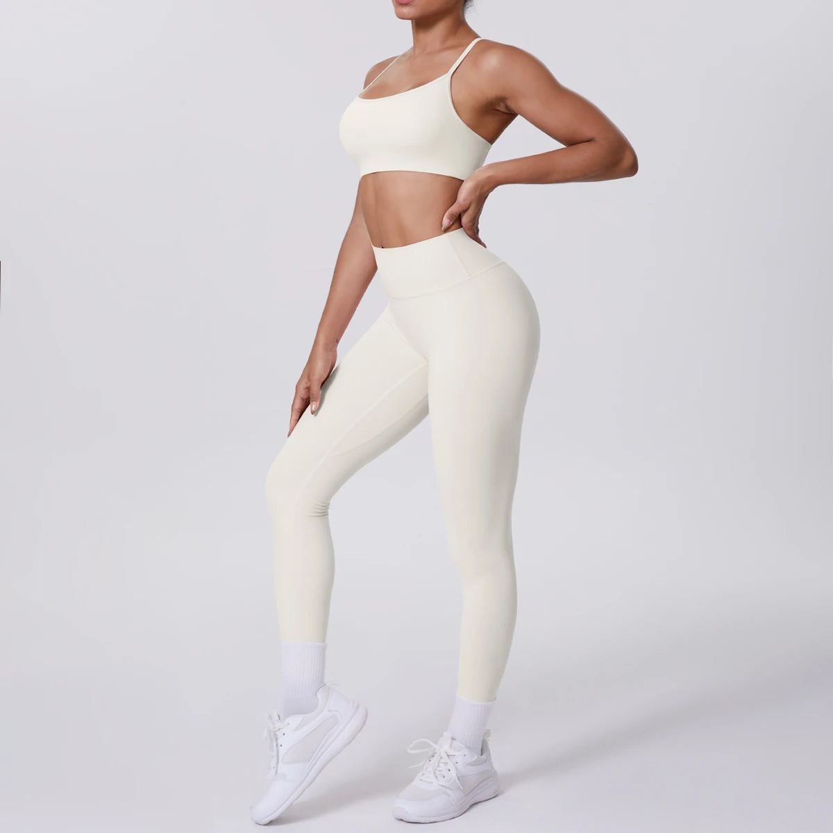 Cross Back Bra & Leggings Set