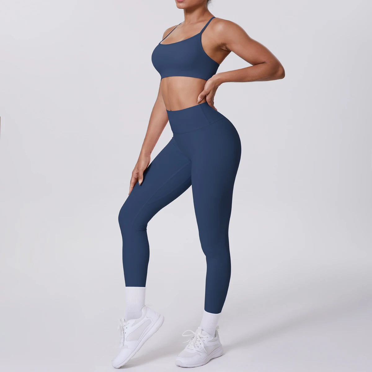 Cross Back Bra & Leggings Set