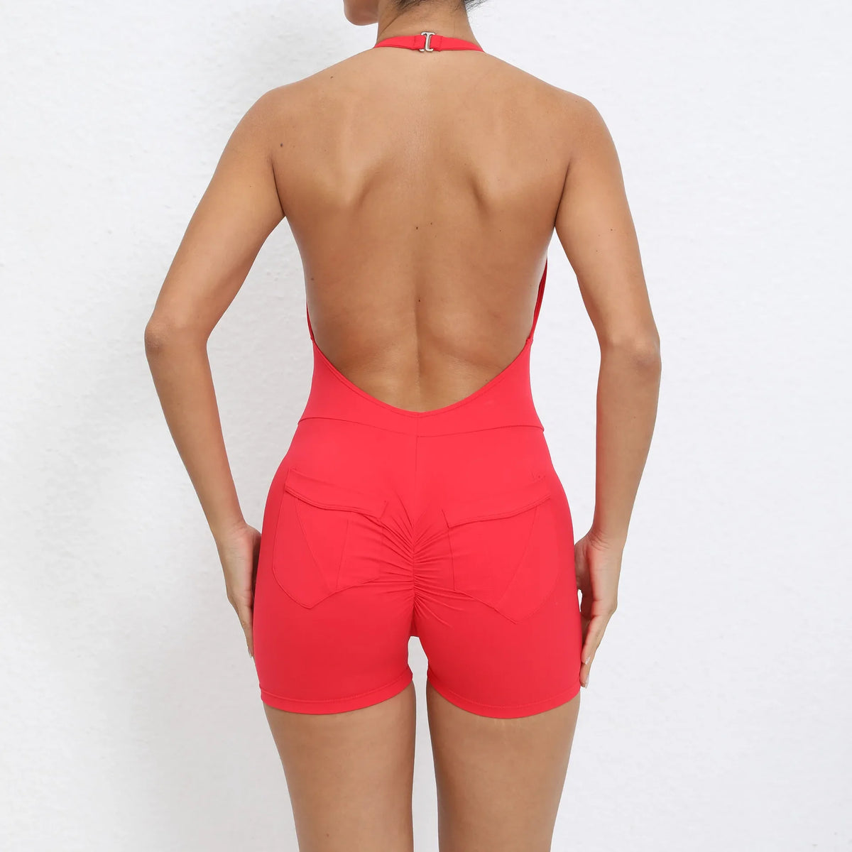 Halter Pocket Romper
