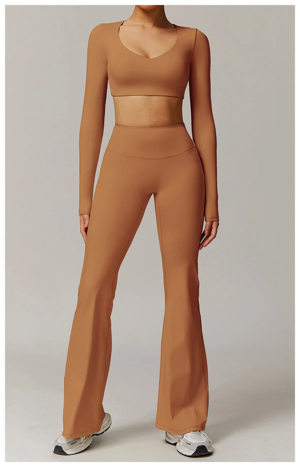 High Waist Wide Leg Pants Leggings Women Tights Fitness Bell-bottoms Yoga Elastic Leggings Push Up Gym Workout Flared Pants