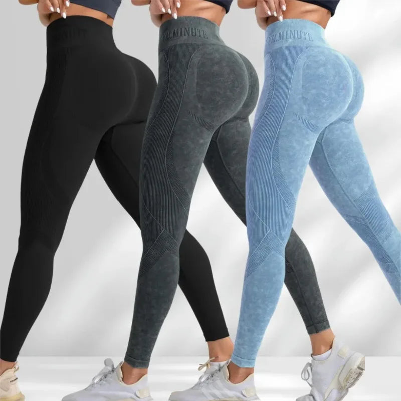 Sand-Washed High-Rise Leggings