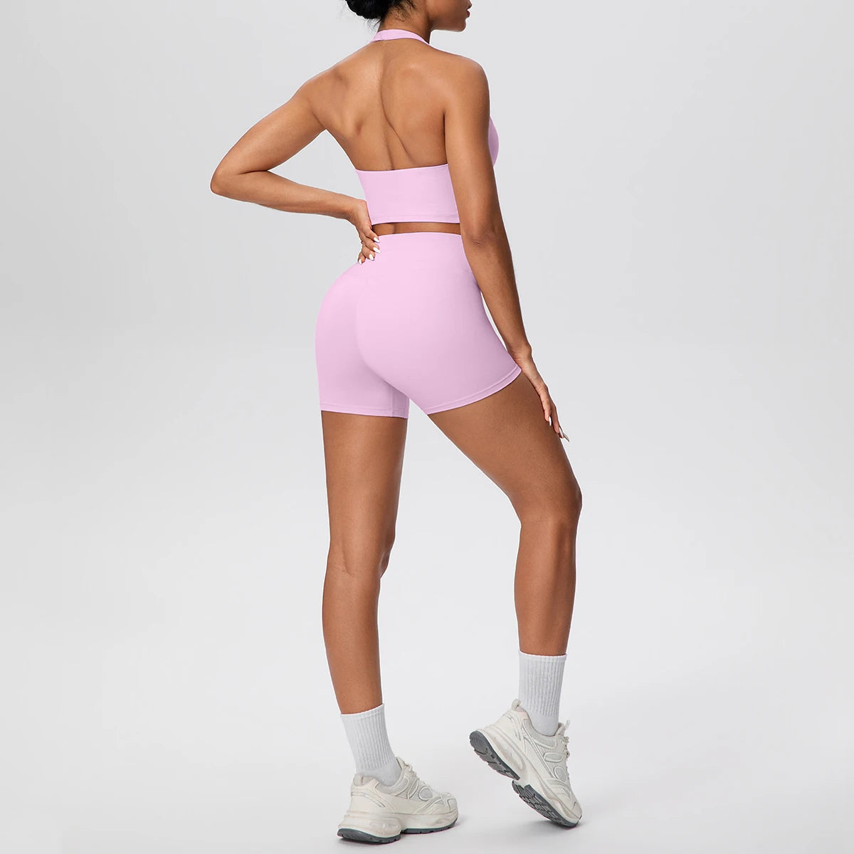 Halter Bra & Lift Shorts Set