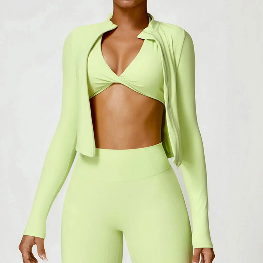 Fitted Zip Training Jacket