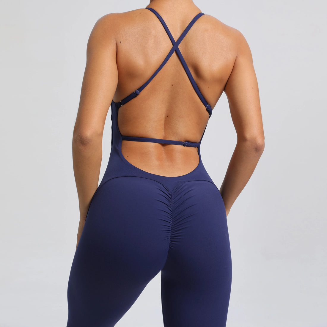 Backless Flare Jumpsuit