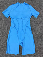 Short Jumpsuit Gym Clothes For Women Sportswear Fitness Overalls Backless Scrunch Booty Yoga Suit Sports Set Outfit