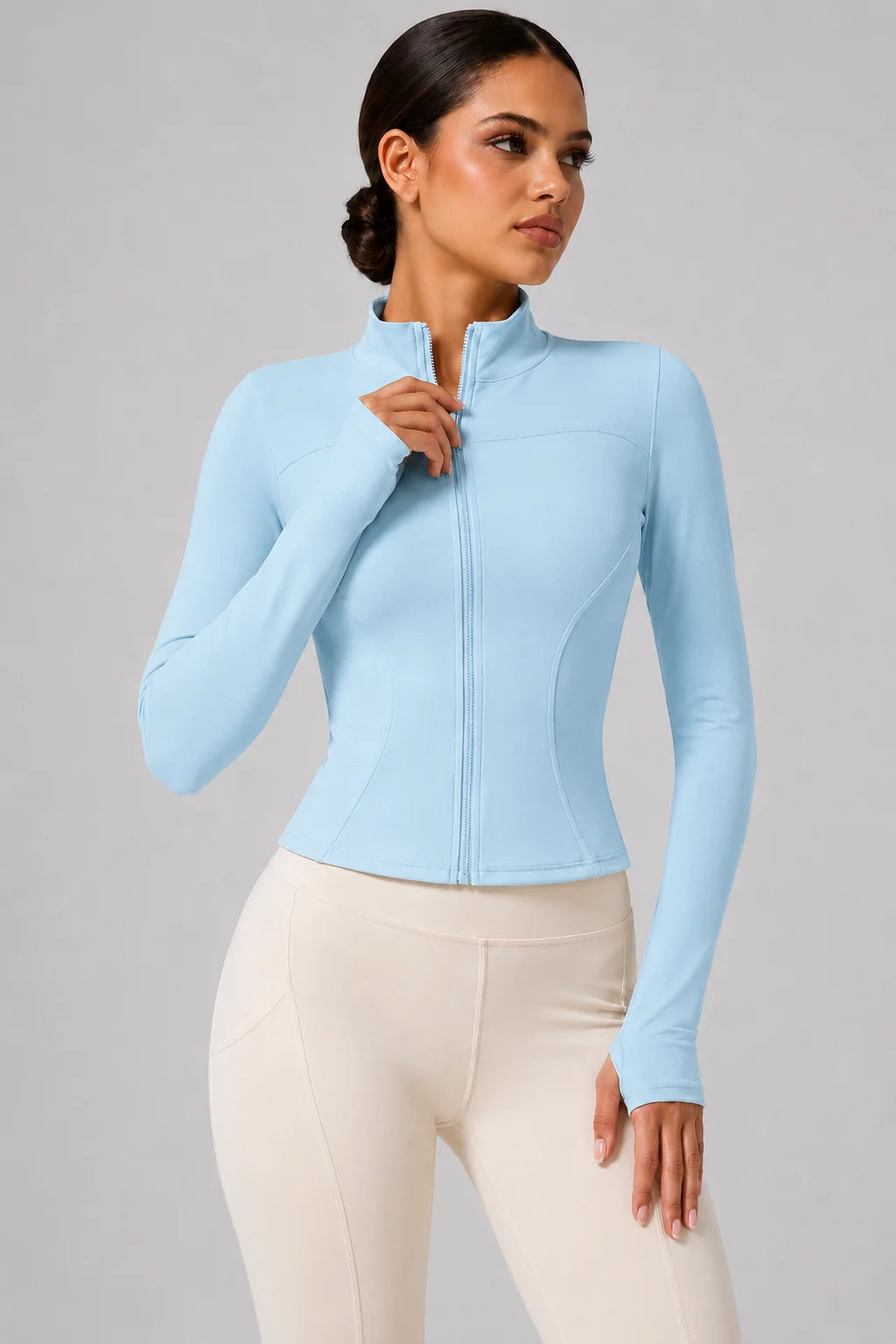 Full-Zip Thumbhole Jacket