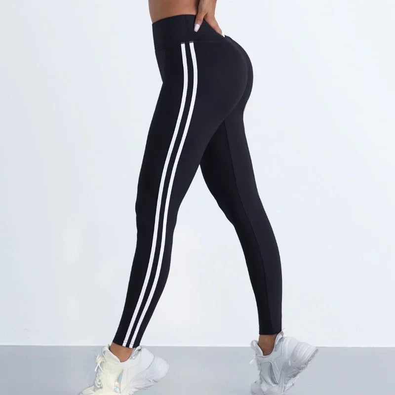 Striped Seamless Lift Leggings