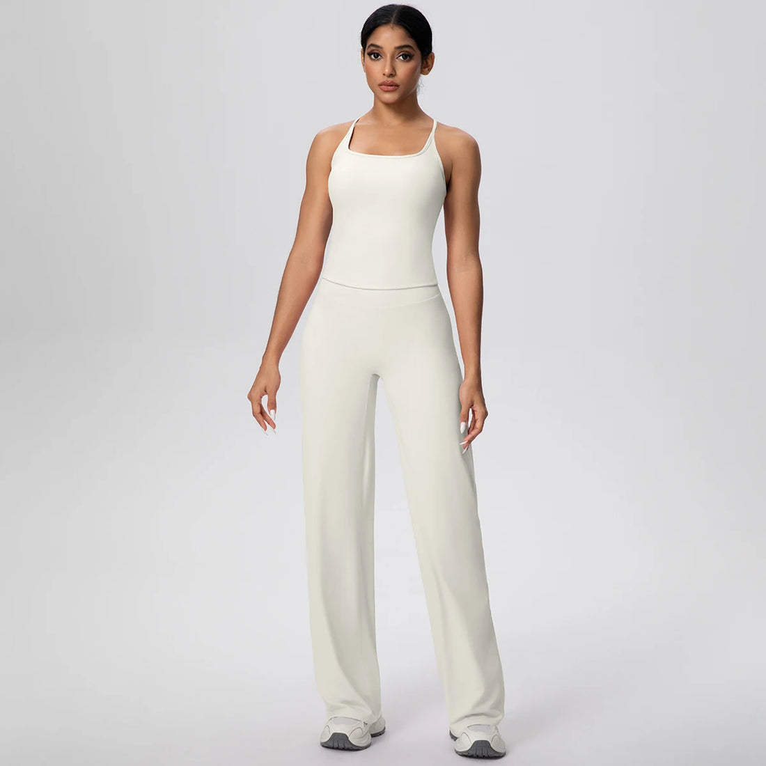 Racerback Wide Leg Jumpsuit