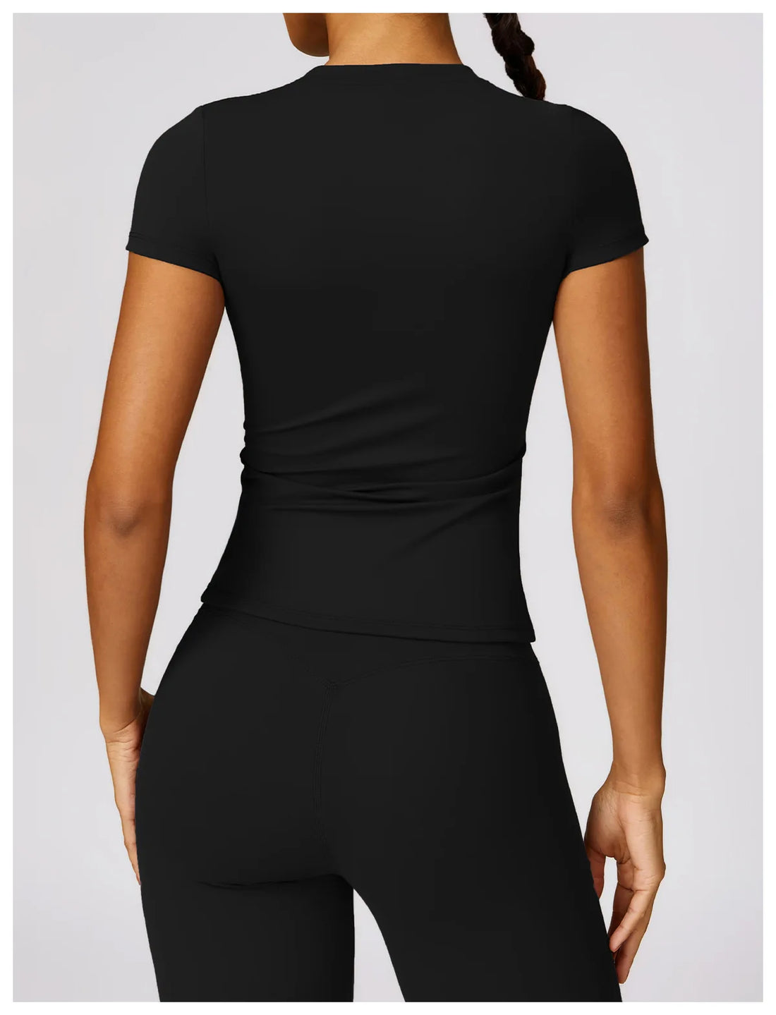 Round Neck Fitted Tee