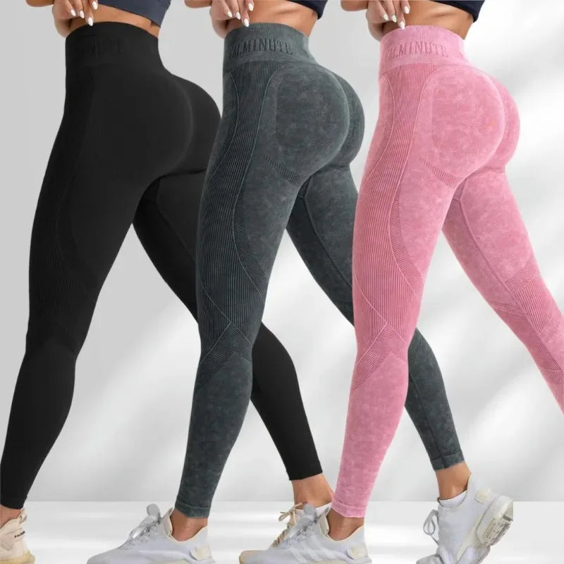 Sand-Washed High-Rise Leggings