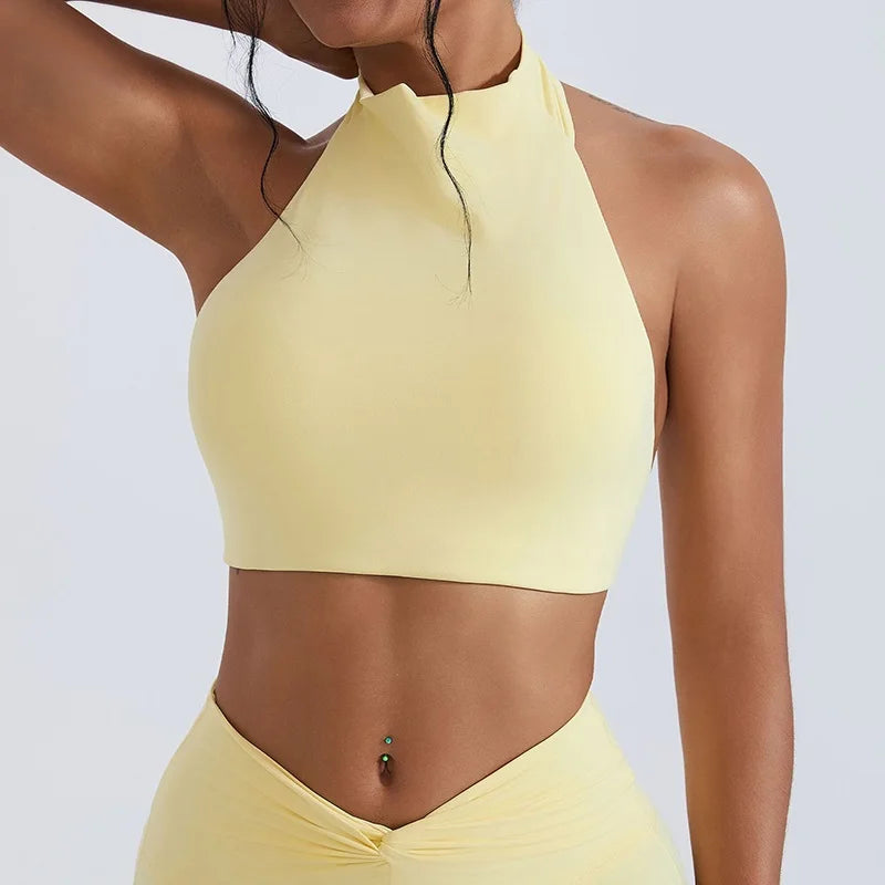 Mock Neck Halter & Flares