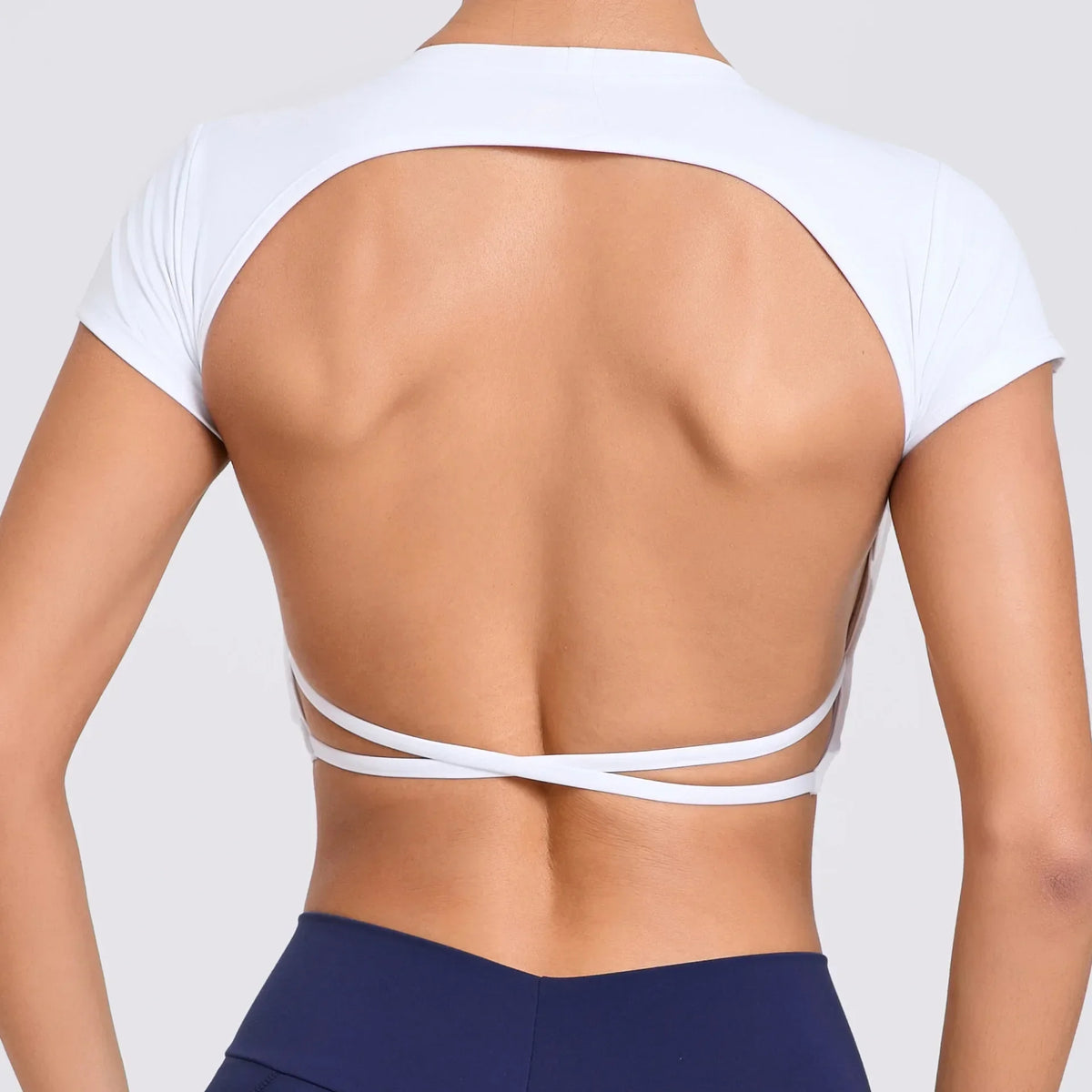 Open Back Seamless Tee